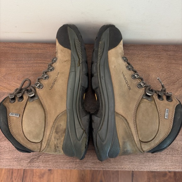Vasque Gore-Tex Hiking Boots Mens 9 Wasatch GTX Brown Vibram Leather Gorpcore - Picture 8 of 12